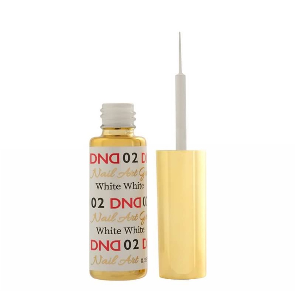 DND gel white white nail art pen